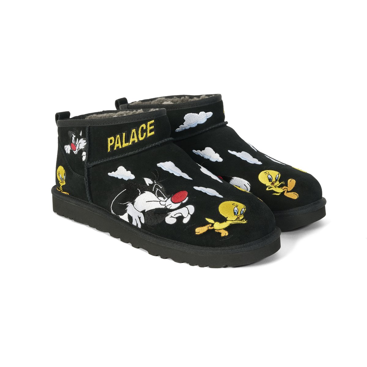 Palace PALACE UGG LOONEY TUNES ULTRA MINI BOOT BLACK (Palace Ugg 2025)
