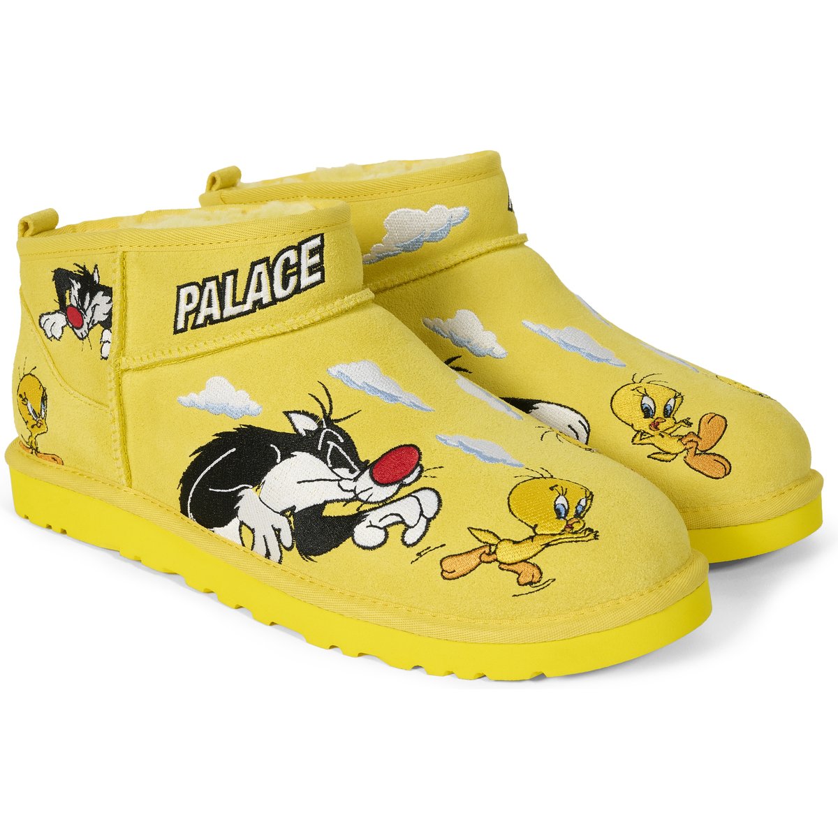Palace PALACE UGG LOONEY TUNES ULTRA MINI BOOT YELLOW (Palace Ugg 2025)
