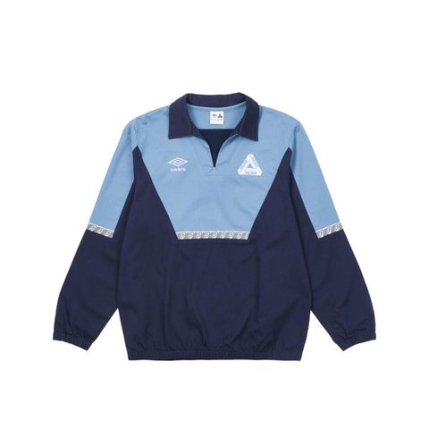 Palace PALACE UMBRO TOP LS BLUE