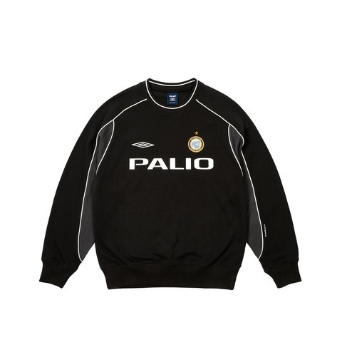 Palace PALACE UMBRO WARM UP CREW BLACK - $158.00