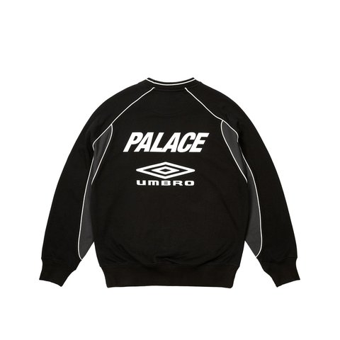 Palace PALACE UMBRO WARM UP CREW BLACK - Colorway