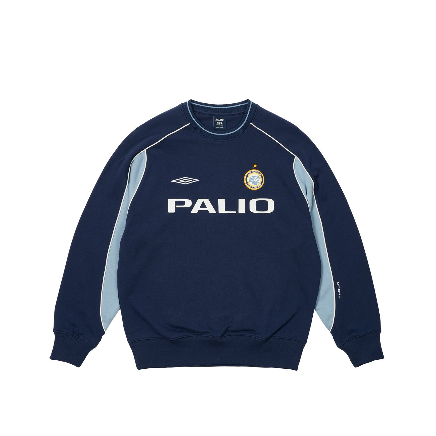 PALACE UMBRO WARM UP CREW BLUE