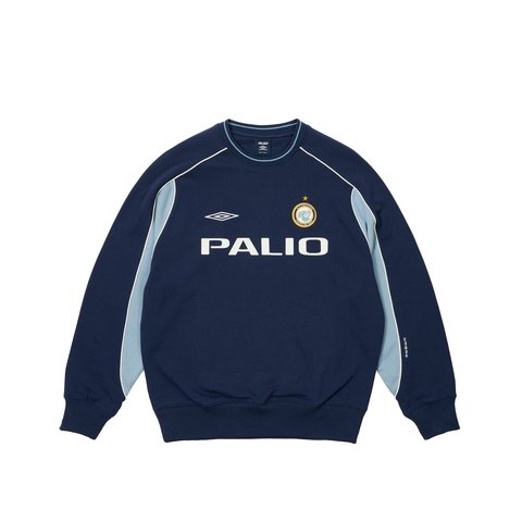 Palace PALACE UMBRO WARM UP CREW BLUE - $158.00