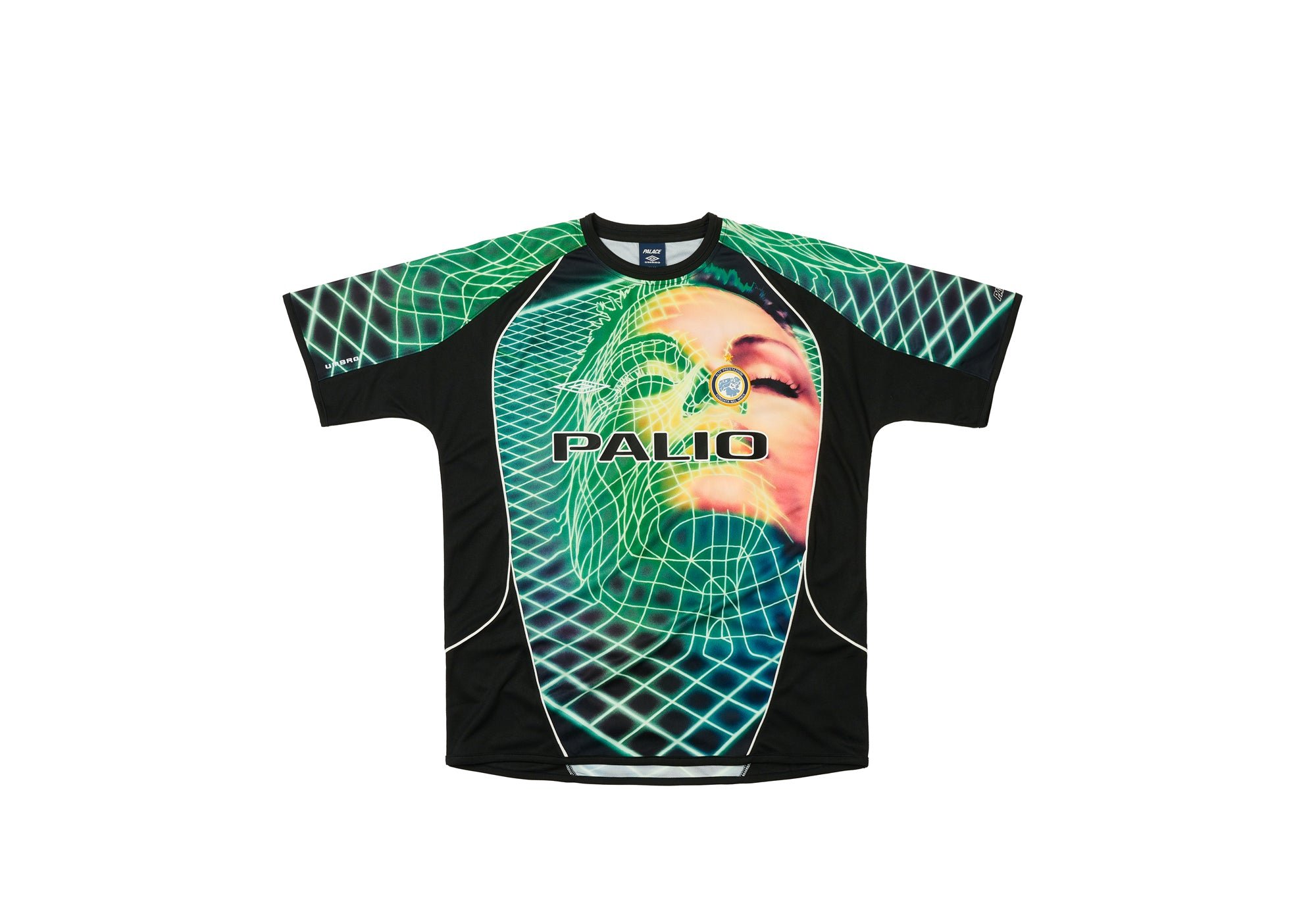 PALACE UMBRO 3RD GOALIE SHIRT BLACK NEON - Palace