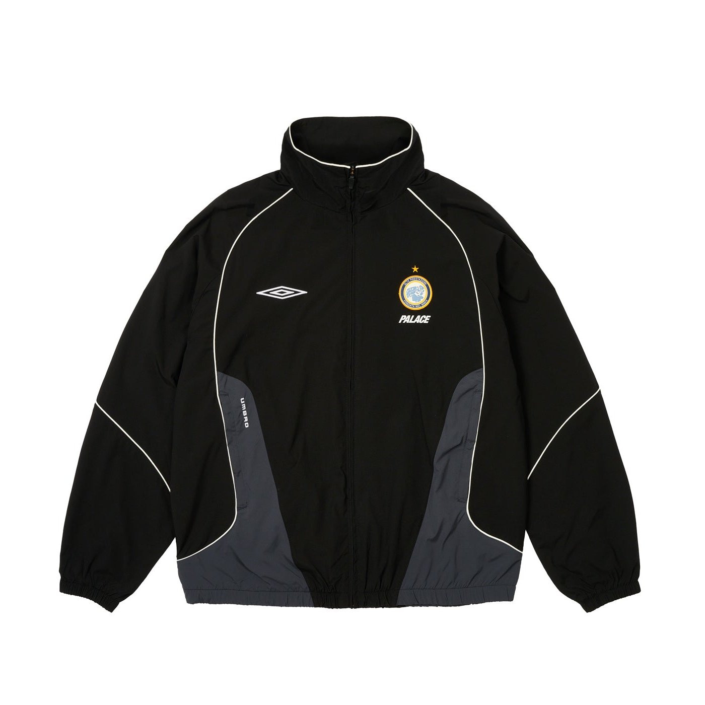 PALACE UMBRO TRAINING TRACK JACKET BLACK