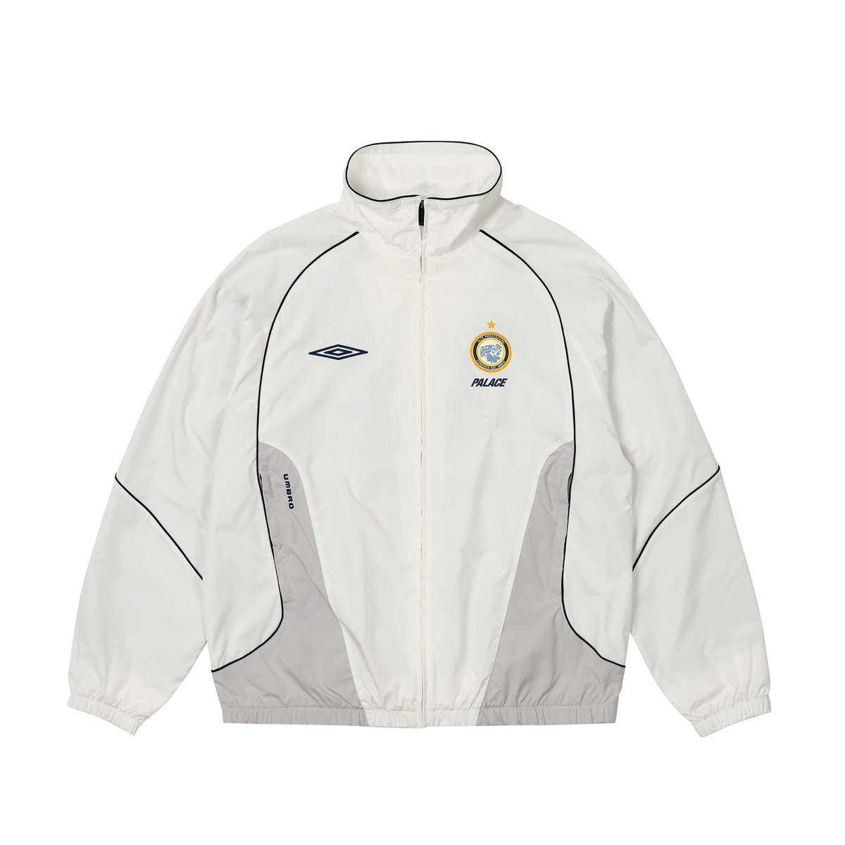 Palace PALACE UMBRO TRAINING TRACK JACKET WHITE (Palace Umbro 2024) - $208.00