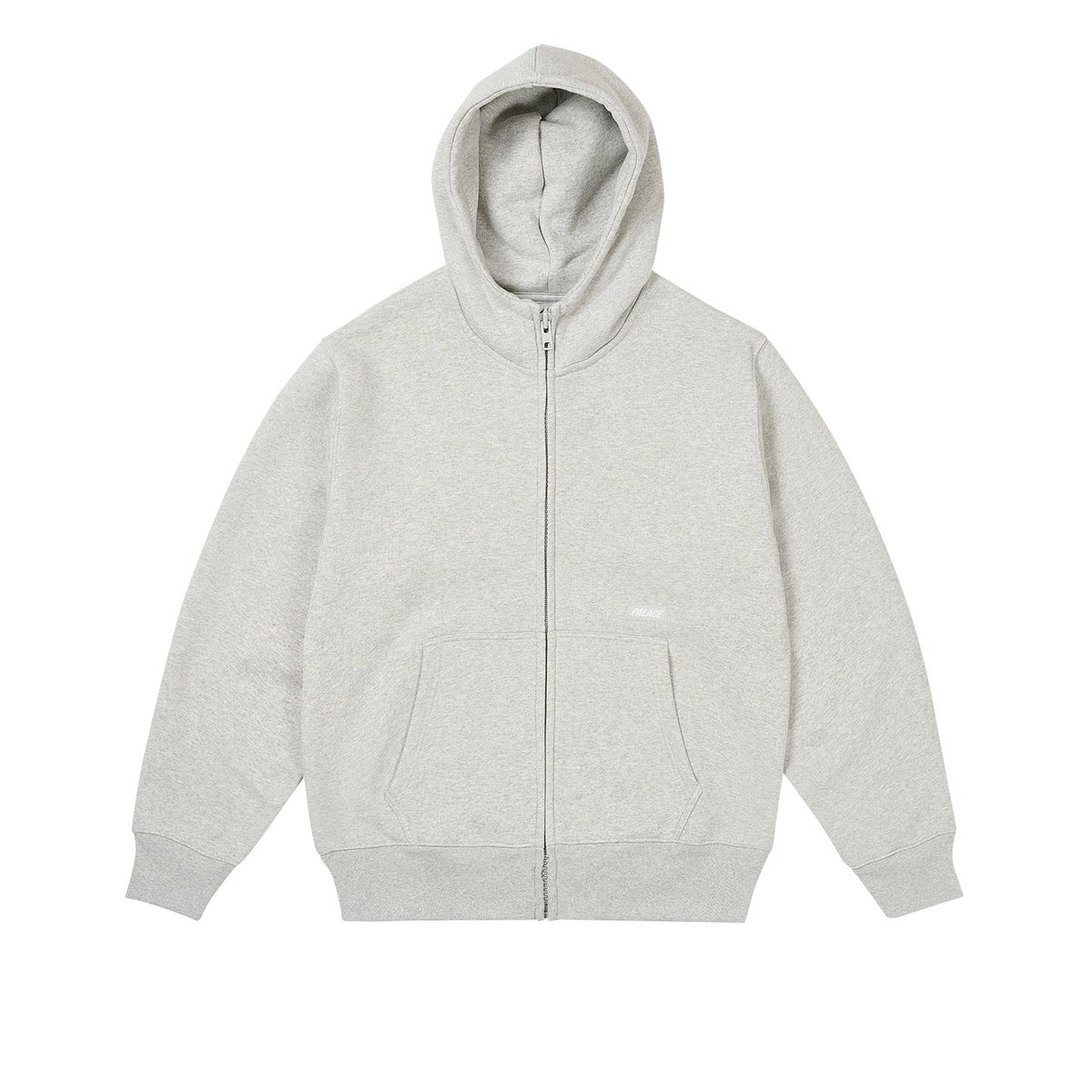 Palace 5G ZIP HOOD GREY MARL (Spring 2024) - $198.00