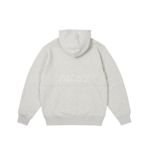 Palace 5G ZIP HOOD GREY MARL - Colorway