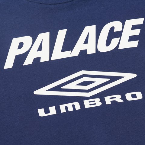 Palace PALACE UMBRO WARM UP CREW BLUE - Colorway
