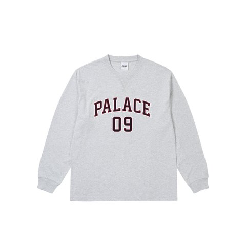 Palace 09 PALACE LONGSLEEVE GREY MARL - Style 1