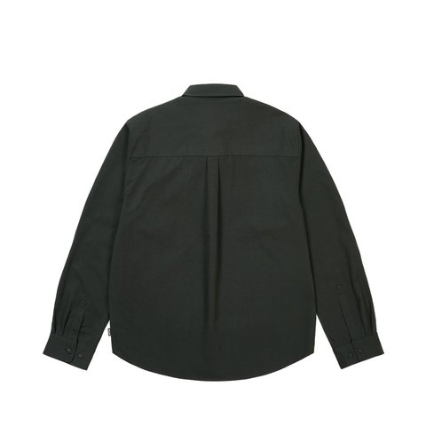Palace COTTON TWILL OVERSHIRT WASHED BLACK - Style 2