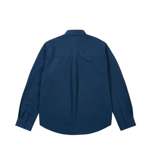 Palace COTTON TWILL OVERSHIRT WASHED BLUE - Style 2