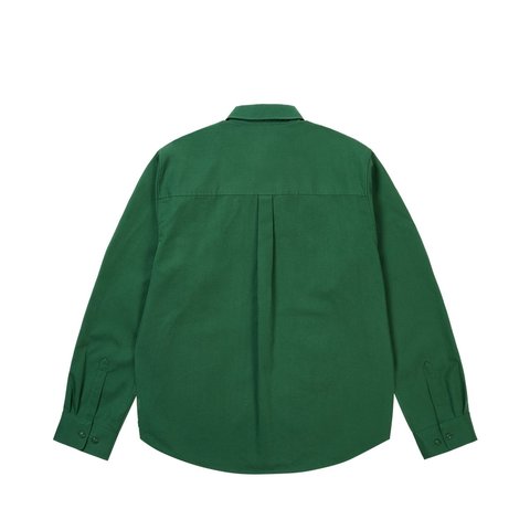 Palace COTTON TWILL OVERSHIRT WASHED GREEN - Style 2