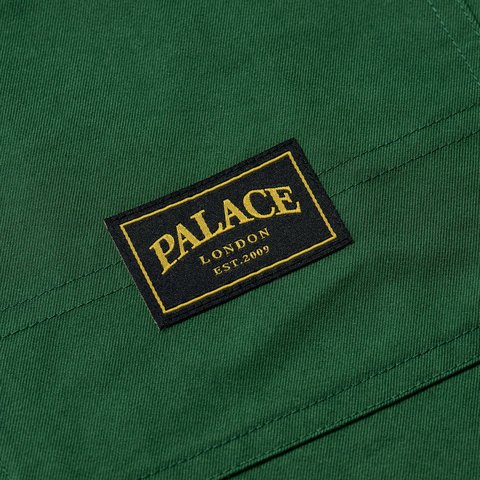 Palace COTTON TWILL OVERSHIRT WASHED GREEN - Style 3