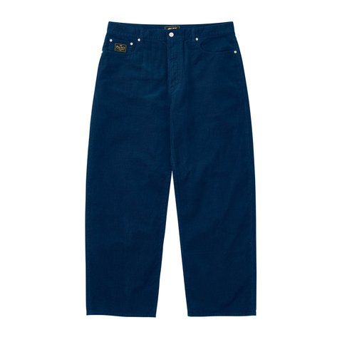 Palace BAGGY CORD P90 JEAN NAVY - Style 1