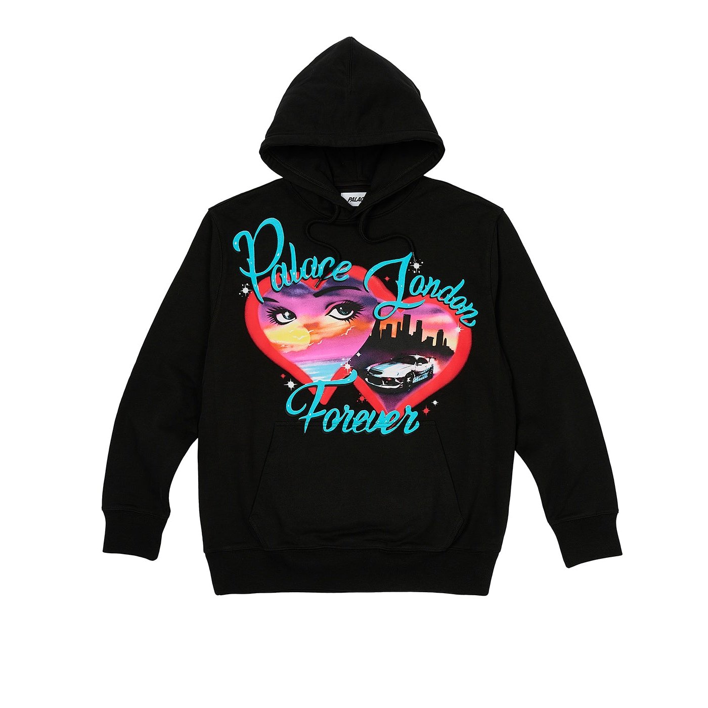 PALACE FOREVER HOOD BLACK