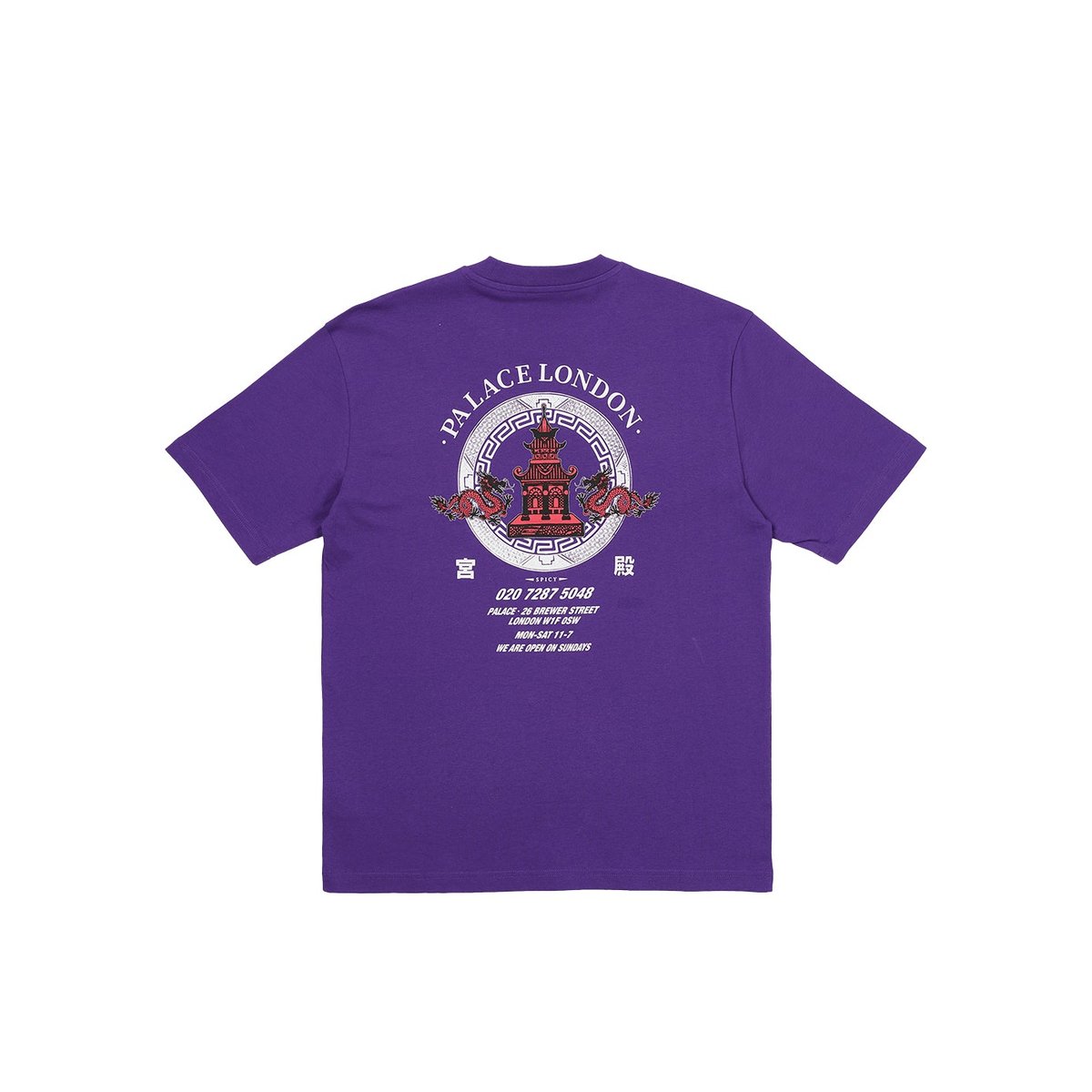 Palace FORTUNATE T-SHIRT REGAL PURPLE (Summer 2023) - €48.00