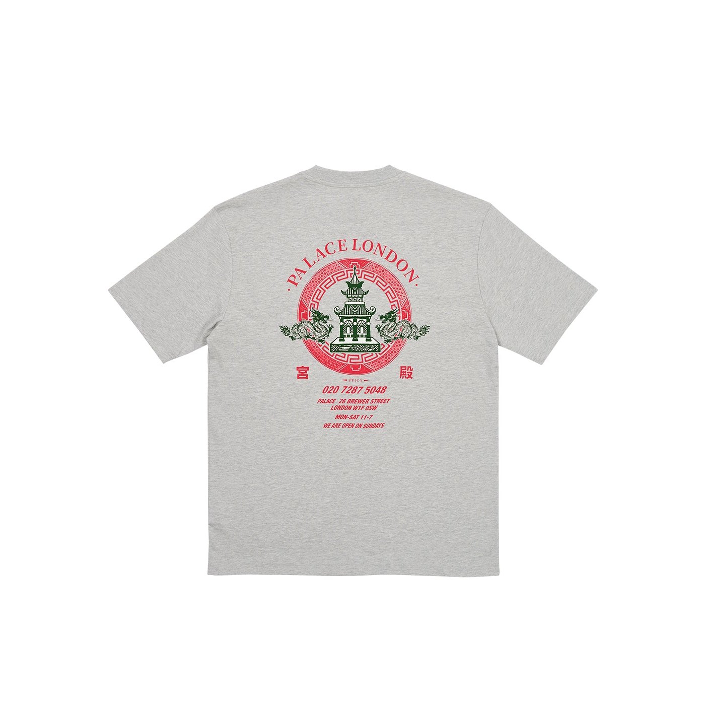 FORTUNATE T-SHIRT GREY MARL