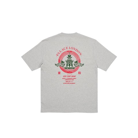 Palace FORTUNATE T-SHIRT GREY MARL - €48.00