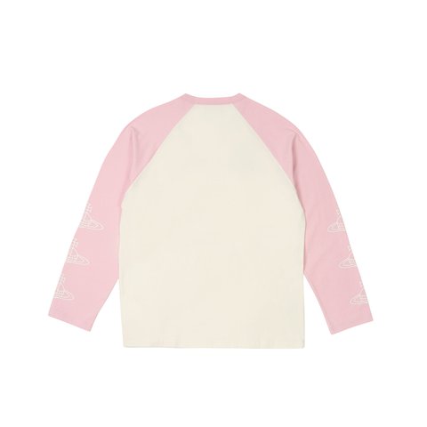 Palace PALACE VIVIENNE WESTWOOD RAGLAN LONGSLEEVE WHITE / PINK - Colorway
