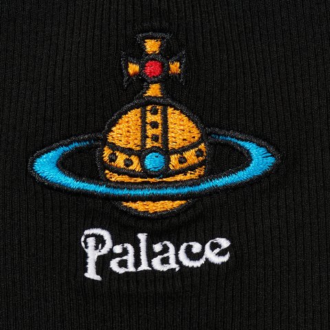 Palace PALACE VIVIENNE WESTWOOD CORSET RIB VEST BLACK - Colorway