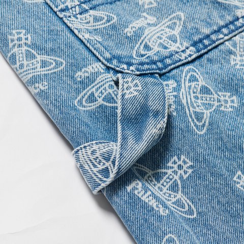 Palace PALACE VIVIENNE WESTWOOD DENIM SHORT ORB STONE WASH - Colorway