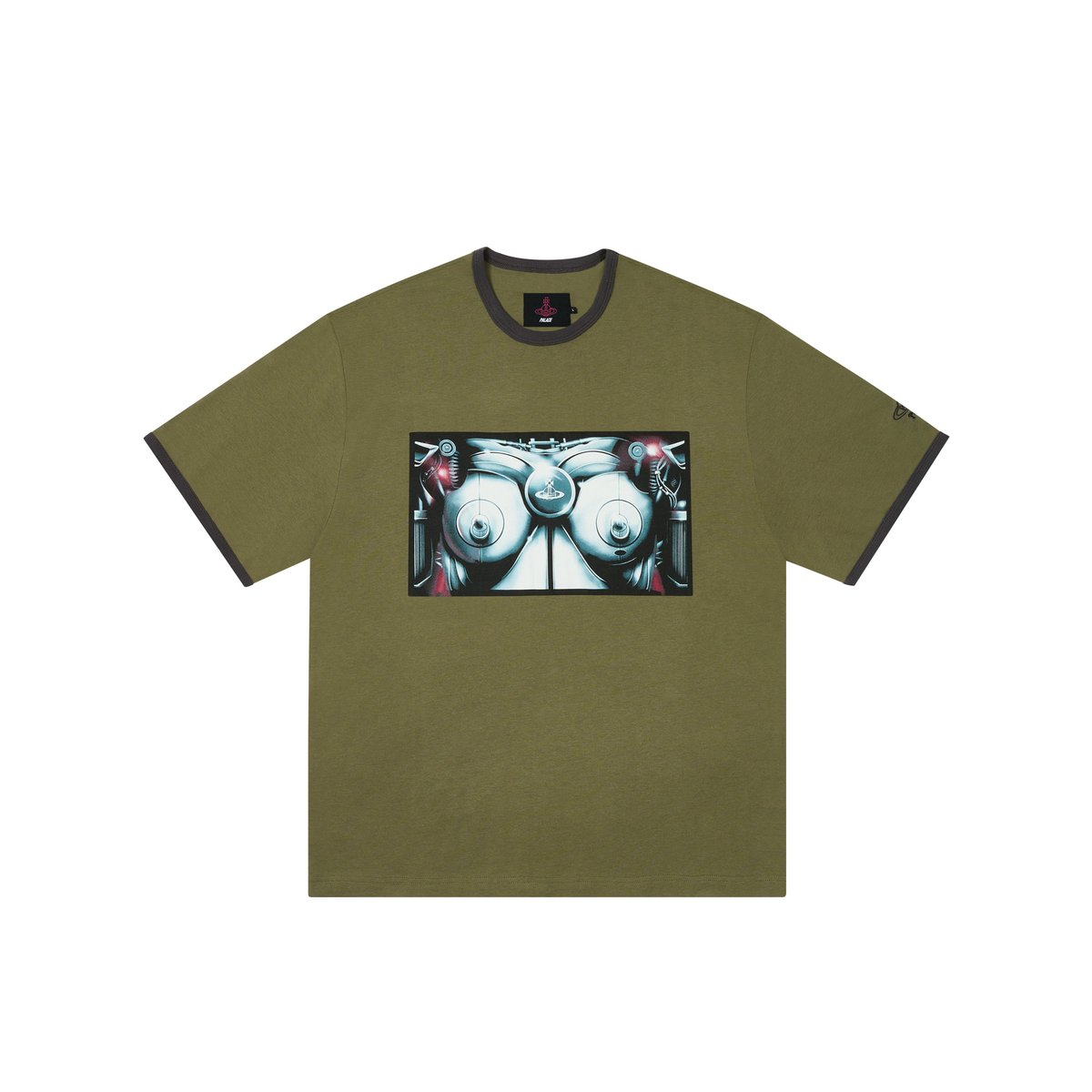 Palace PALACE VIVIENNE WESTWOOD RINGER T-SHIRT OLIVE (Palace Vivienne Westwood) - $230.00
