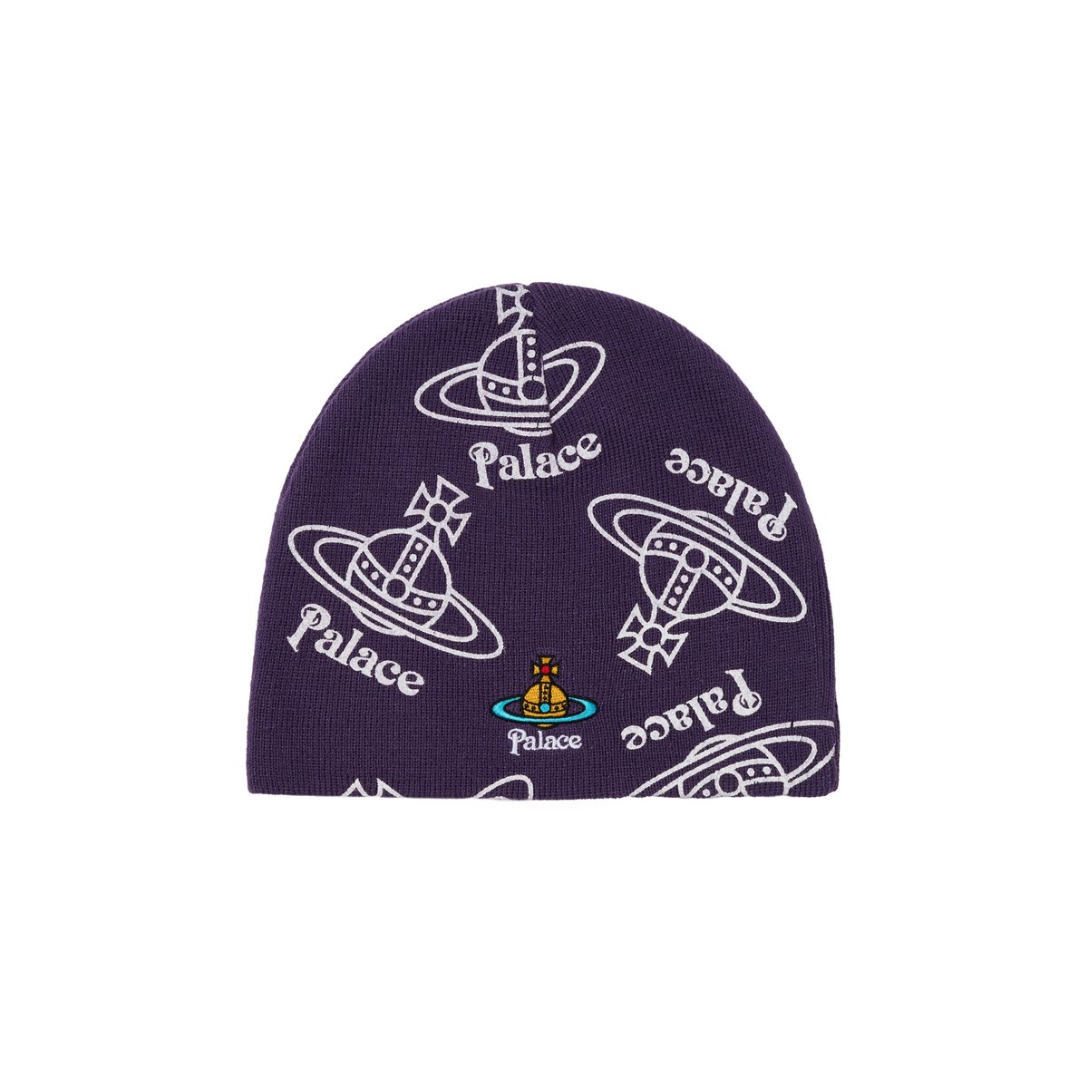 Palace PALACE VIVIENNE WESTWOOD JERSEY BEANIE PURPLE (Palace Vivienne Westwood) - $195.00