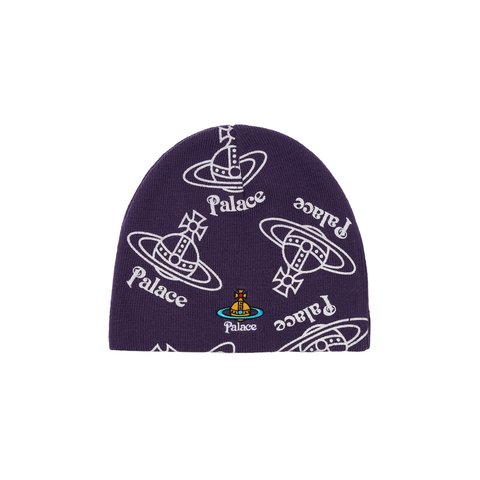 Palace PALACE VIVIENNE WESTWOOD JERSEY BEANIE PURPLE - $195.00