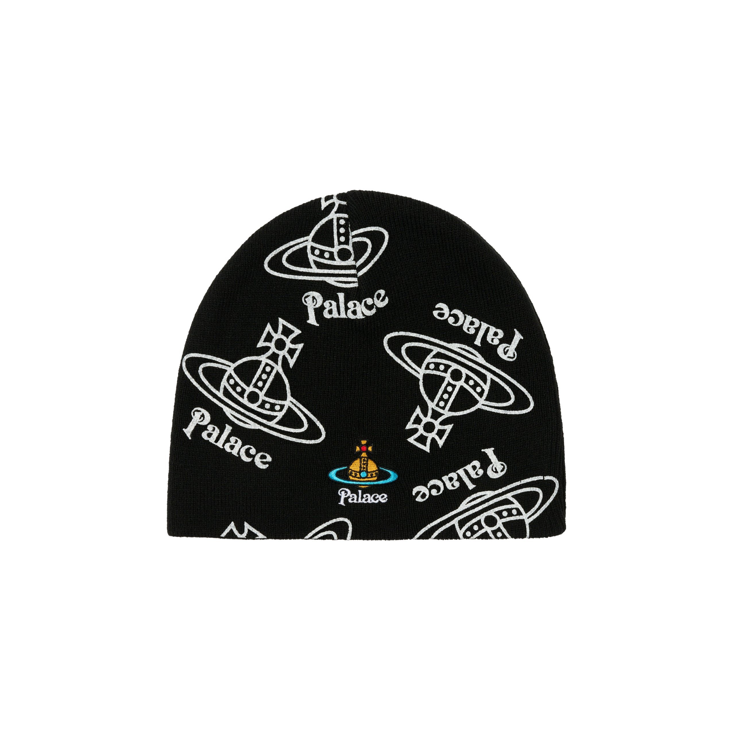 PALACE VIVIENNE WESTWOOD JERSEY BEANIE BLACK