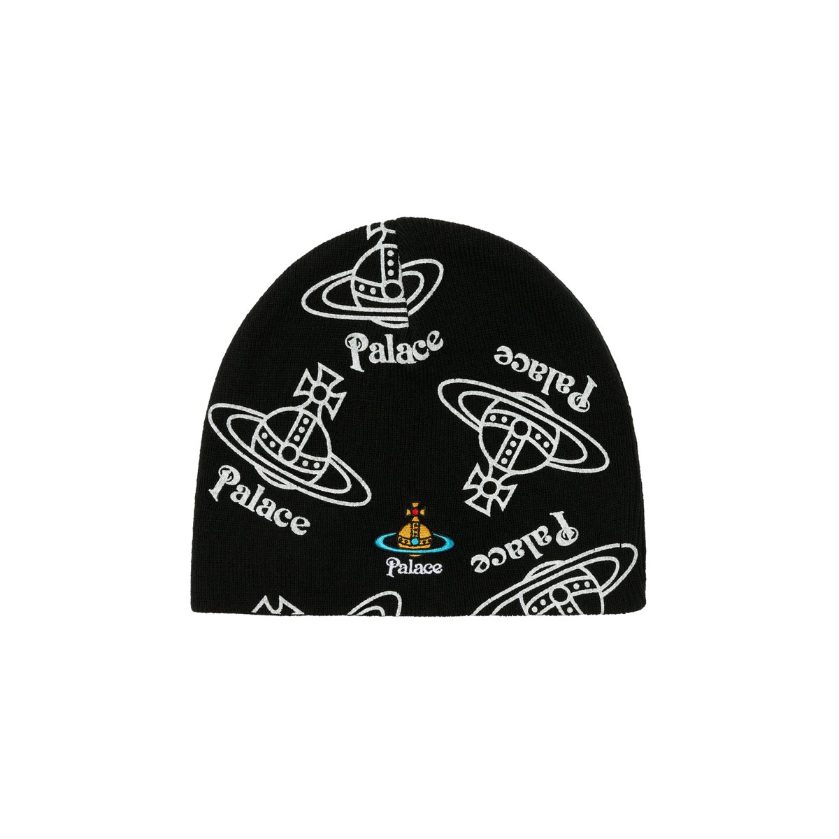 Palace PALACE VIVIENNE WESTWOOD JERSEY BEANIE BLACK (Palace Vivienne Westwood) - $195.00