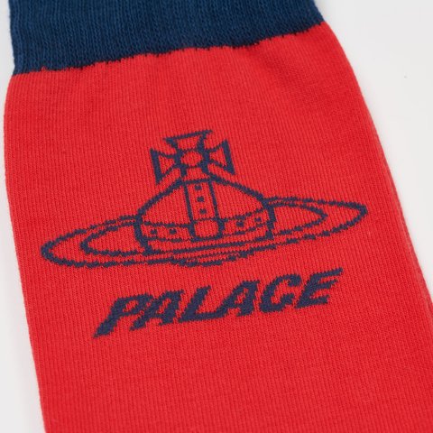 Palace PALACE VIVIENNE WESTWOOD SOCKS RED - Colorway