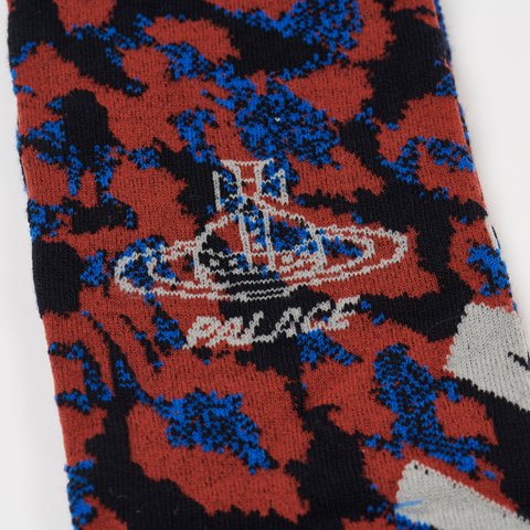 Palace PALACE VIVIENNE WESTWOOD SOCKS PINK LEOPARD - Colorway