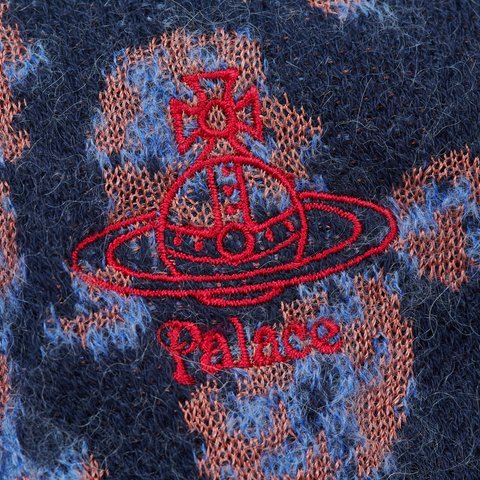 Palace PALACE VIVIENNE WESTWOOD HORNY BEANIE PINK LEOPARD - Colorway