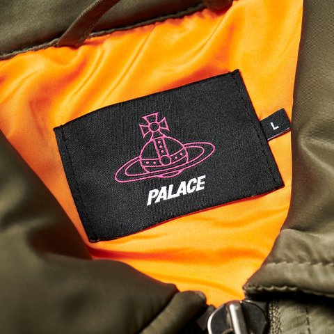 Palace PALACE VIVIENNE WESTWOOD FLIGHT JACKET OLIVE - Colorway