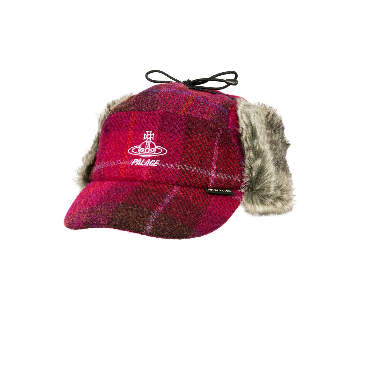 Palace PALACE VIVIENNE WESTWOOD GORE-TEX SHOOTING CAP PLAID PINK (Palace Vivienne Westwood) - $280.00
