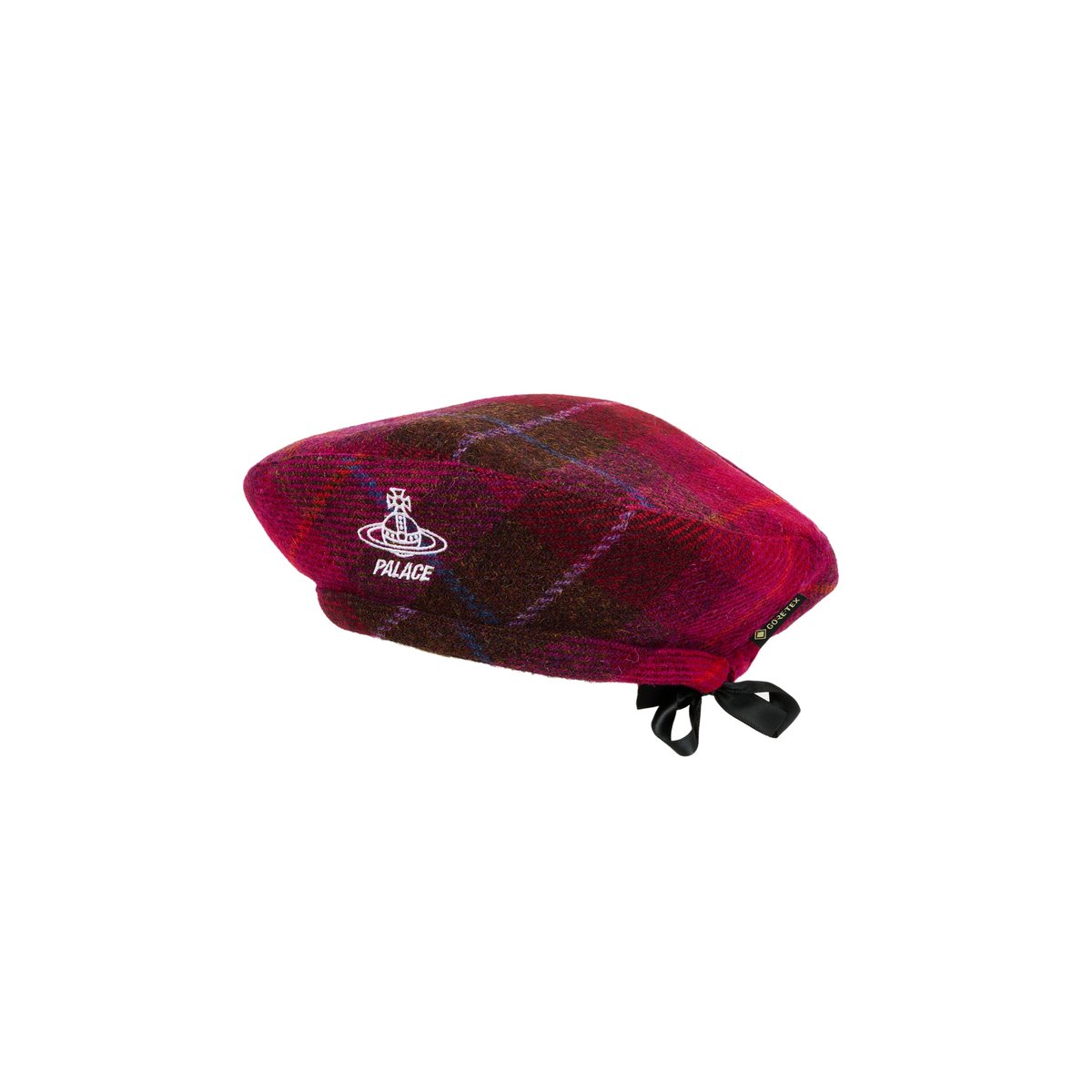 Palace PALACE VIVIENNE WESTWOOD GORE-TEX HARRIS TWEED BERET PLAID PINK (Palace Vivienne Westwood) - $230.00