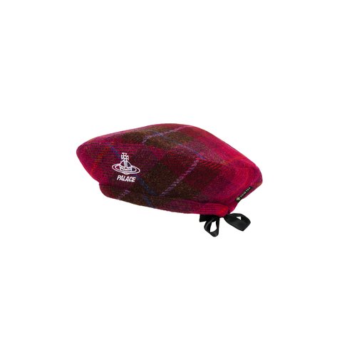 Palace PALACE VIVIENNE WESTWOOD GORE-TEX HARRIS TWEED BERET PLAID PINK - $230.00