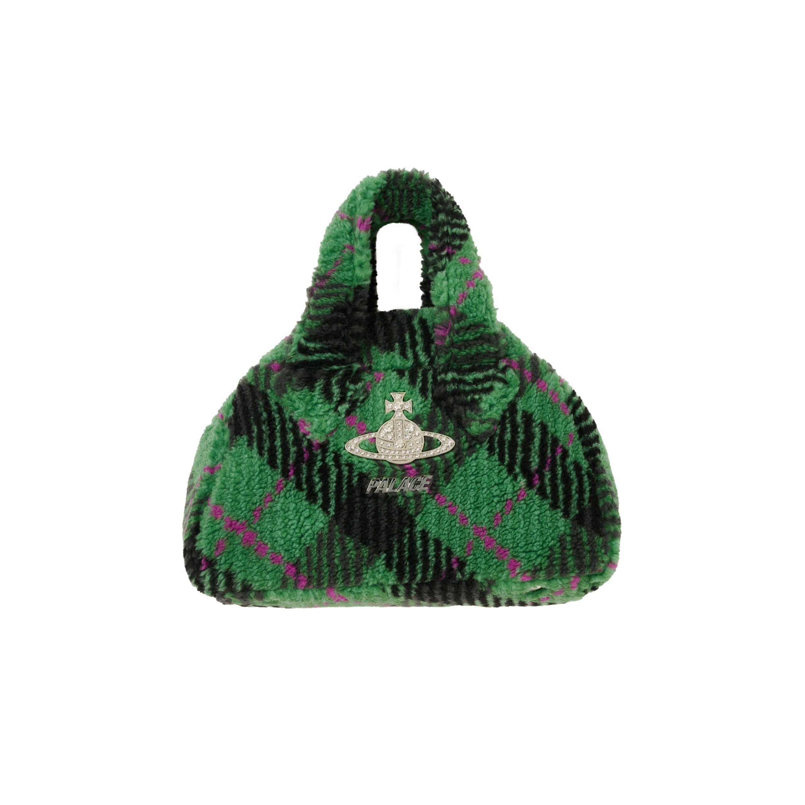 PALACE VIVIENNE WESTWOOD BOWLING BAG GREEN TARTAN