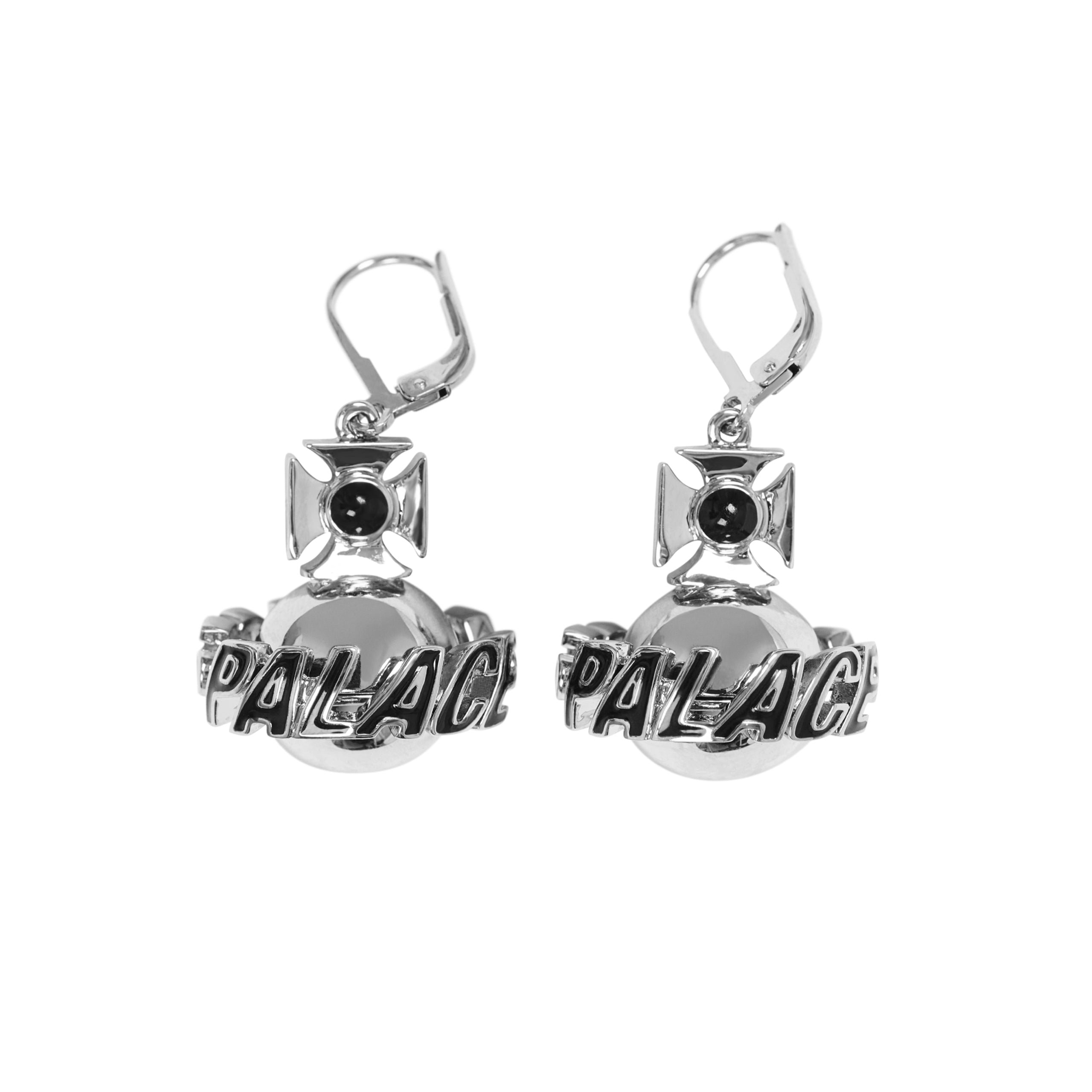 PALACE VIVIENNE WESTWOOD ORB EARRINGS SILVER