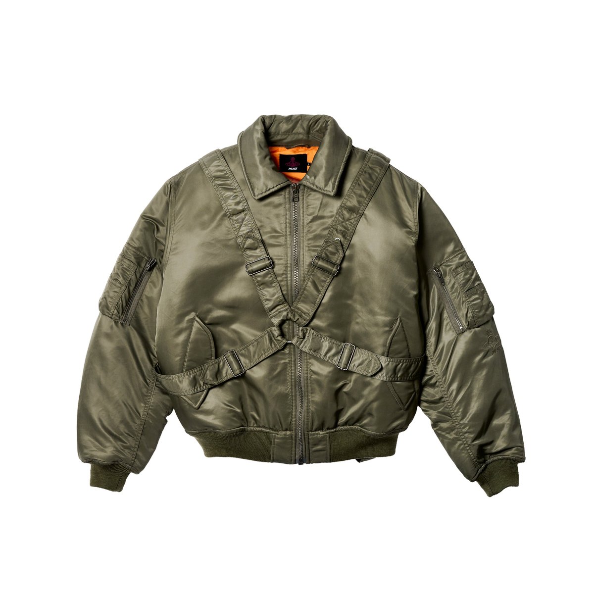 Palace PALACE VIVIENNE WESTWOOD FLIGHT JACKET OLIVE (Palace Vivienne Westwood) - $1420.00