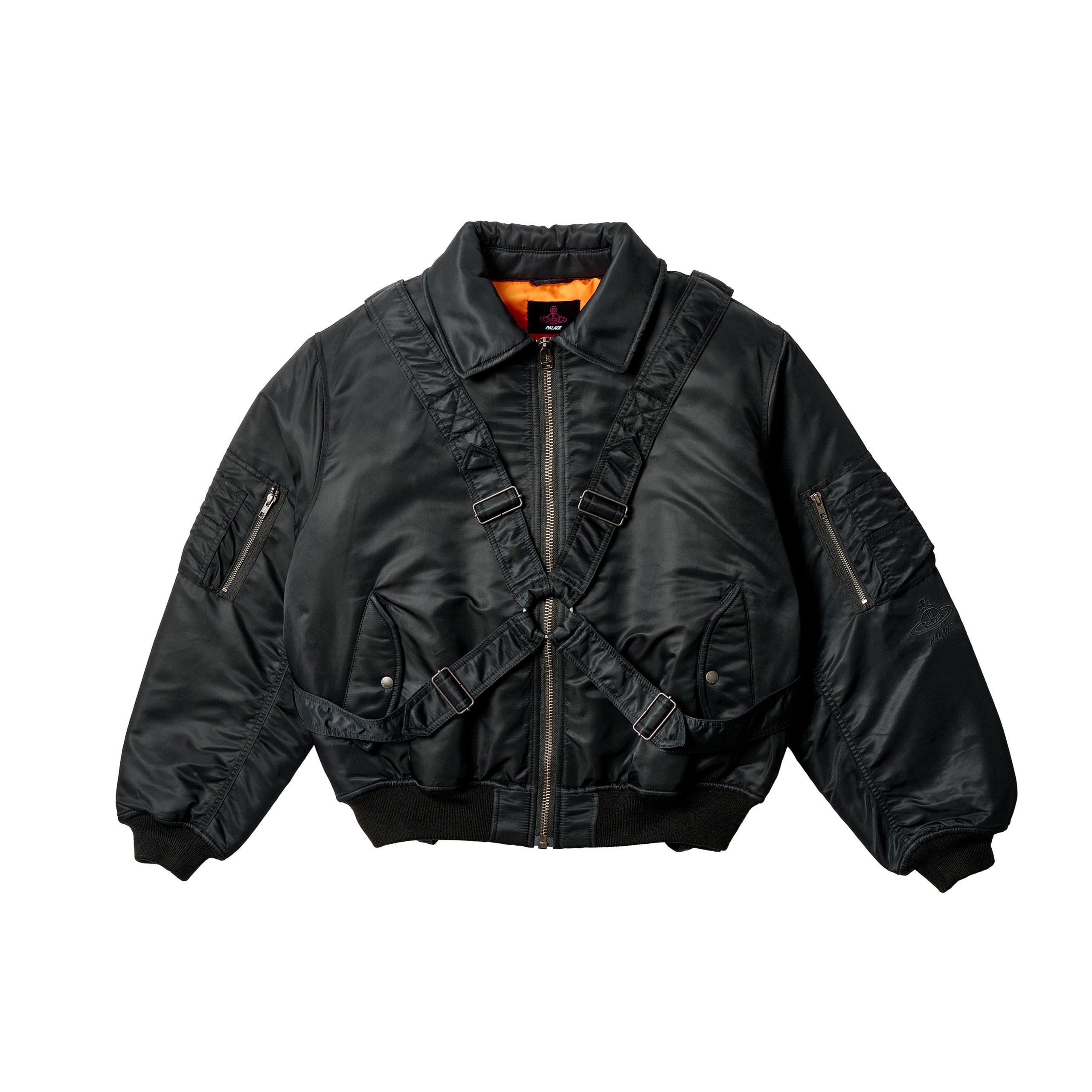 PALACE VIVIENNE WESTWOOD FLIGHT JACKET BLACK