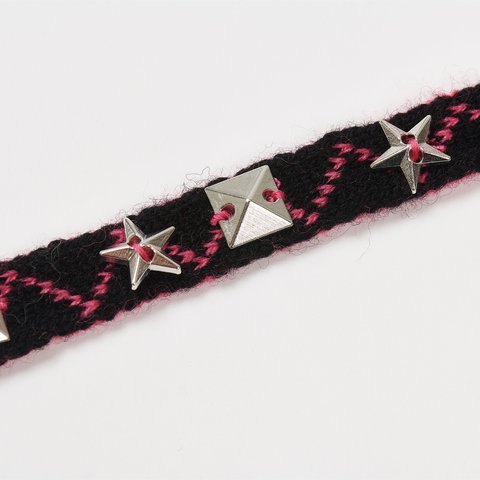 Palace PALACE VIVIENNE WESTWOOD ORB KNIT EARFLAP BEANIE PINK / BLACK - Colorway