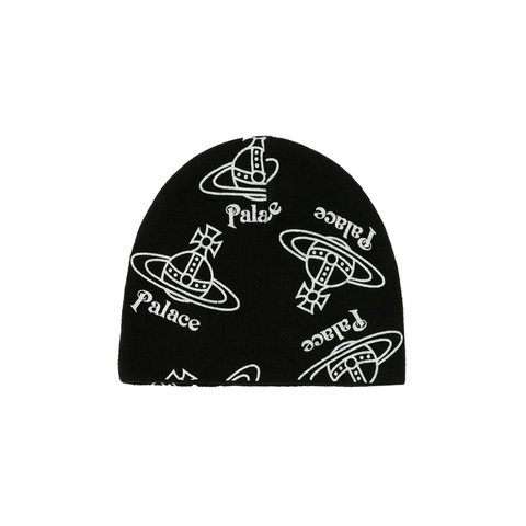 Palace PALACE VIVIENNE WESTWOOD JERSEY BEANIE BLACK - Colorway
