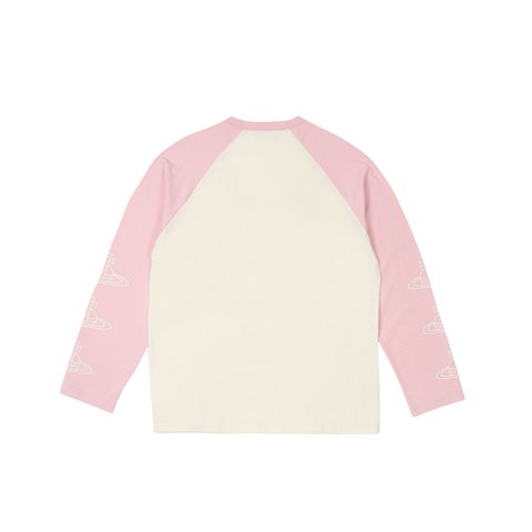 Palace PALACE VIVIENNE WESTWOOD RAGLAN LONGSLEEVE WHITE / PINK - Colorway
