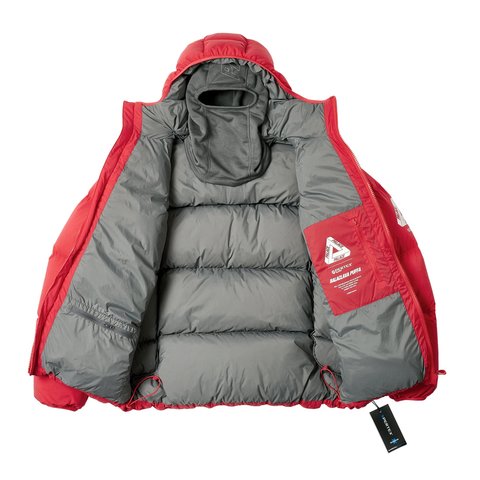 Palace PERTEX MATTE BALACLAVA PUFFA FLAME CARBON - Colorway