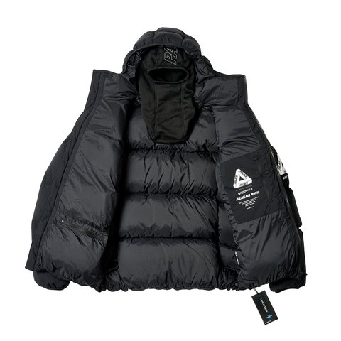 Palace PERTEX MATTE BALACLAVA PUFFA BLACK - Colorway