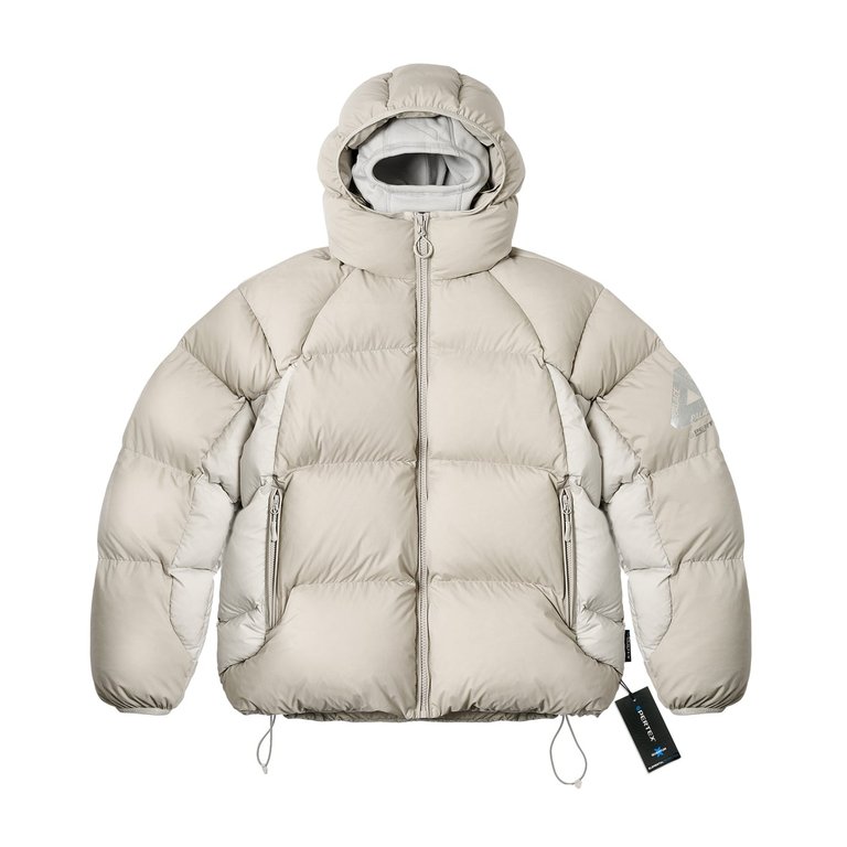 Palace PERTEX MATTE BALACLAVA PUFFA STONE ARCTICA (Winter 2023) - $478.00