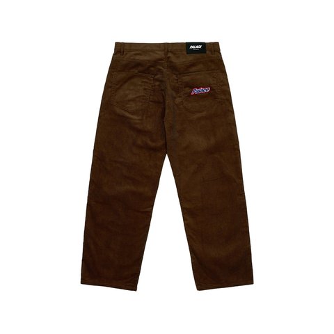 Palace CORD BAGGIES NICE BROWN - Colorway
