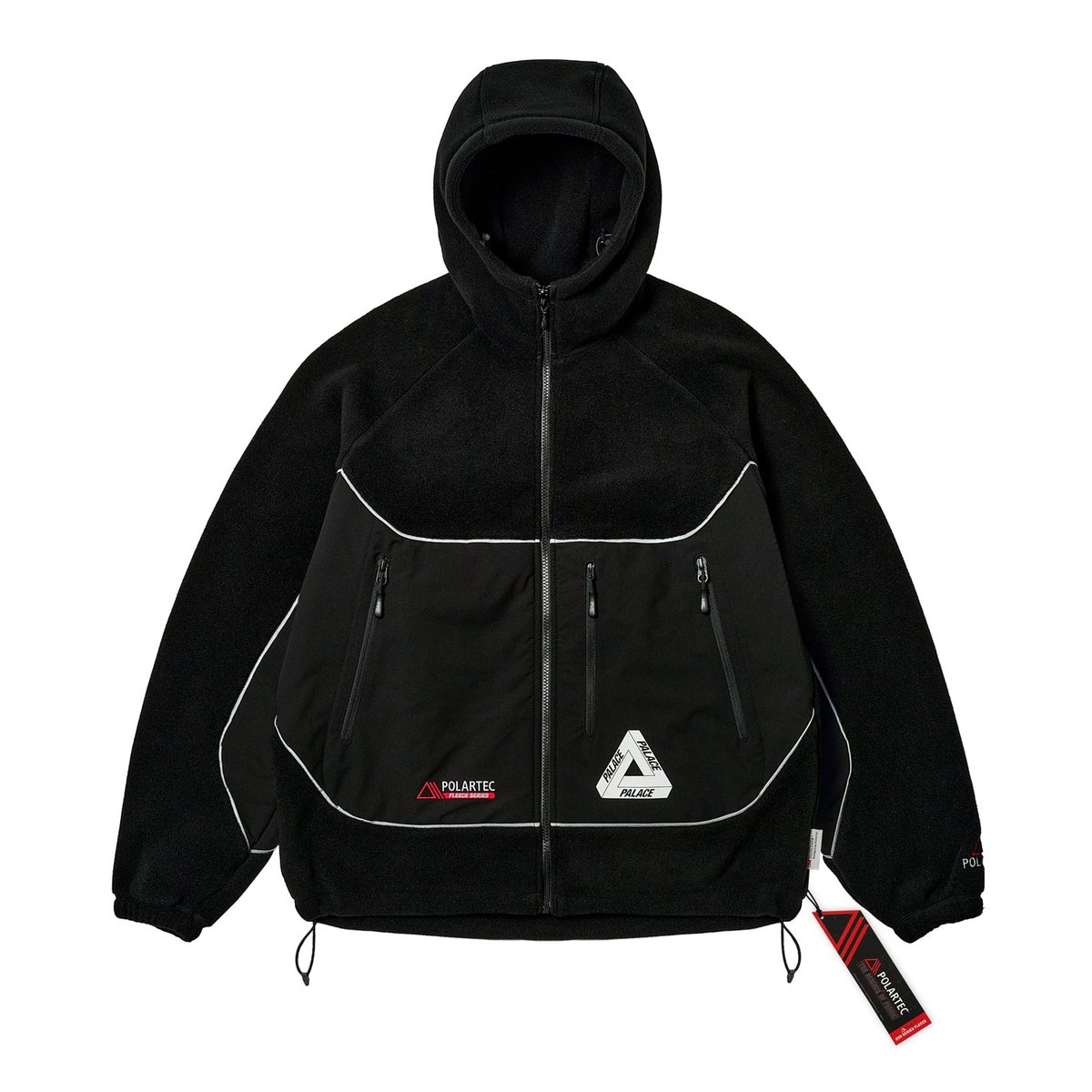 Palace POLARTEC 3M HOODED JACKET BLACK (Winter 2023) - $298.00